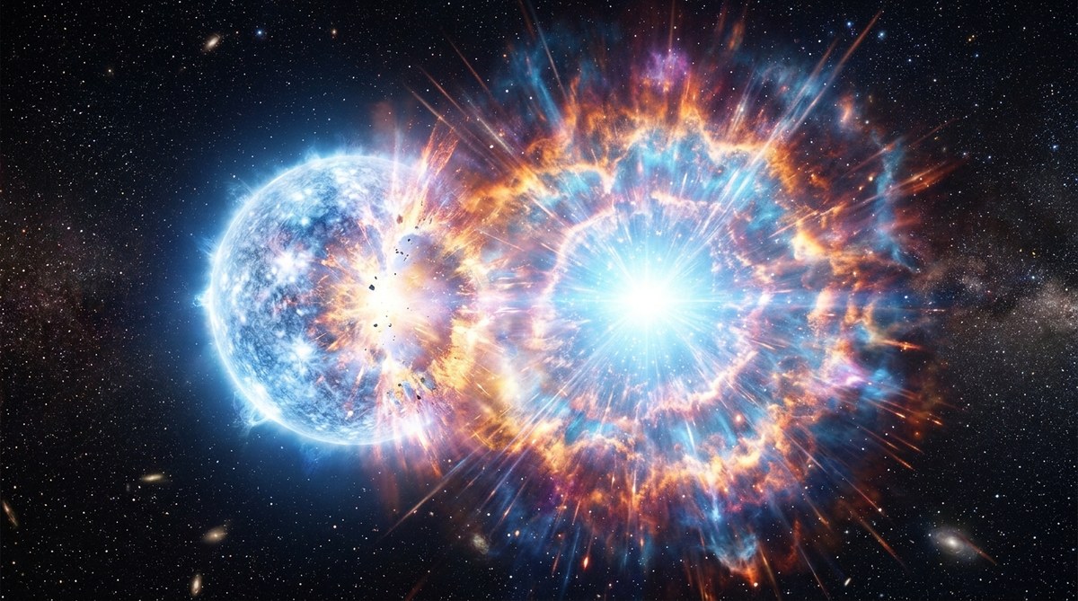 Hvordan opstår en supernova? Følg en stjernes spektakulære død