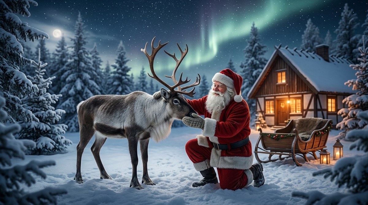 Hvordan opstod myten om den danske julemands rensdyr?